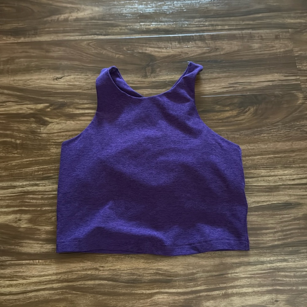 Beyond Yoga Purple Refocus Crop Tank size Small